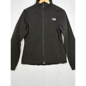 The North Face Full Zip TNF Apex Bionic Jacket Womens Black Zipper Pocket Medium